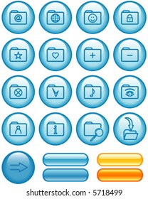 Icon Set – Folders (Vector) You'll find more vector icons in my portfolio