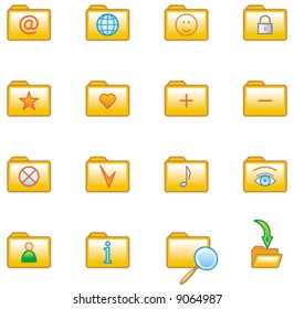 Icon Set – Folders (Vector)  You'll find more icons in my portfolio