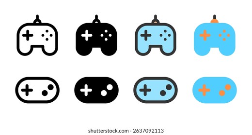 Icon set for game. Great for gaming apps or entertainment interfaces.