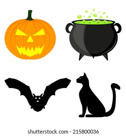 icon set for Halloween
