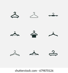 icon set of hanger