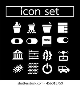 icon set illustration design