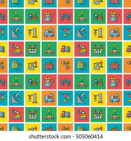 icon set industry vector