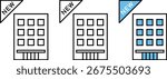 Icon set inspired by new companies and businesses