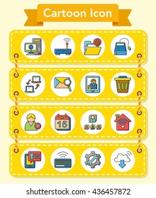 icon set internet  vector