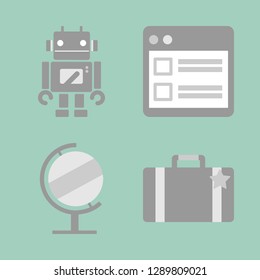 Icon set for job and work theme.