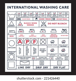 Royalty-Free Wash Care Symbol Stock Images, Photos & Vectors ...