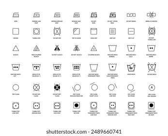 icon set line art design vector and editable