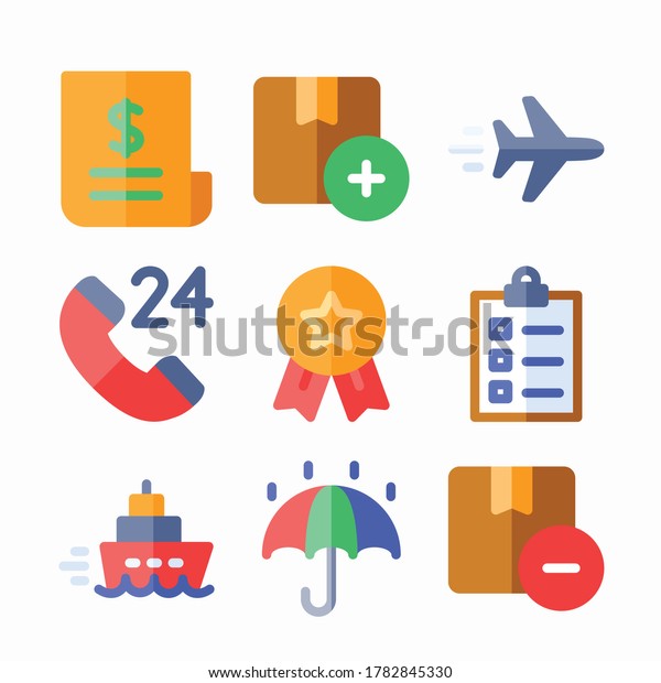 Icon Set\
Logistic for different seasons\
Color