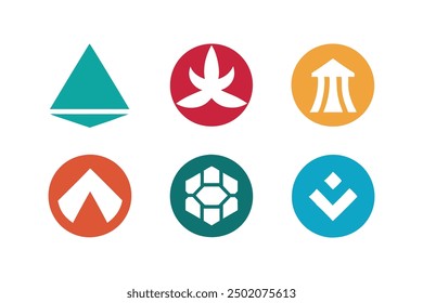 Icon Set logo design for comprehensive and modern brand imagery