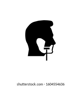 Icon set Man for shaving, various stages of shaving, Man washing, Man applying foam on his face, Beard haircut, Shaving, infographics, Editable brush stroke, On a white background