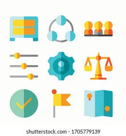Icon Set Management for different seasons. Color with Editable stroke