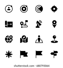 Icon set of Maps and Location