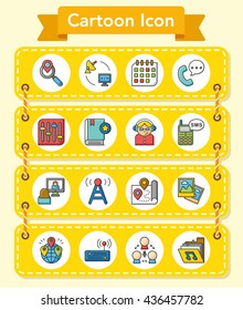 icon set media vector