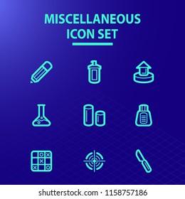 icon set medical vector eps 10