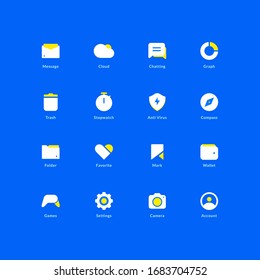 
Icono Juego de mensajes,nube,charla,gráfico,basura,cronómetro,protección,brújula,carpeta,favorito,marca,cartera,juegos,configuración,cámara,cuenta Estilo de línea Icono Icono Ilustración vectorial