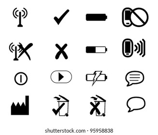 icon set for mobile phone