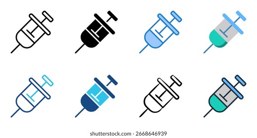  Injection icon set multiple style collection 
