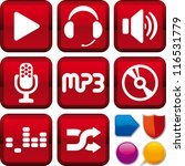 Icon set music