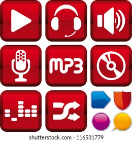 Icon set music