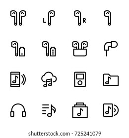 Icon Set - Music concept