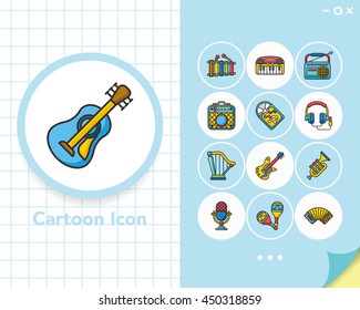 icon set music vector