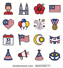 Icon set negara malaysia 4