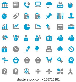 icon set for office and business