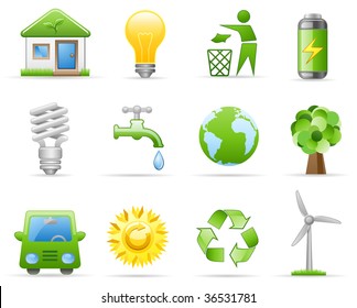 Icon set on a theme Environment