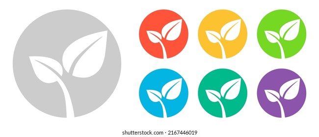 Icon set on a white background. Vector illustration.