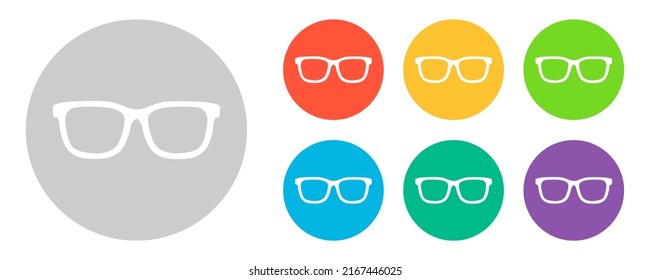 Icon set on a white background. Vector illustration.