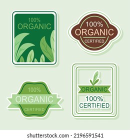icon set of organic seals