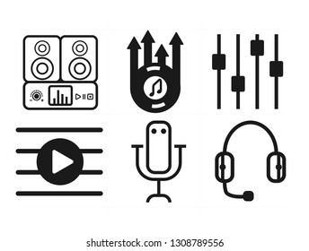 Icon Set Outline Black For Web Or Anything