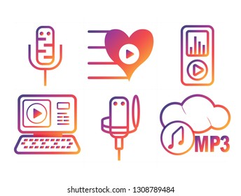 Icon Set Outline Instagram For Web Or Anything