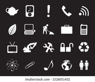 Icon set pack, High Quality variety symbols for all purposes Vector illustration