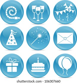 icon set for party