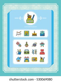 icon set party vector