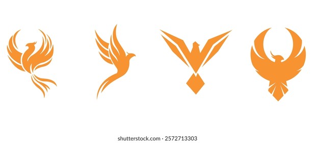 icon set phoenix logo design