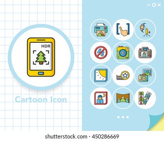 icon set photo vector