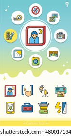 icon set photo vector