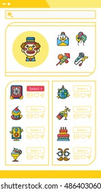icon set photo vector