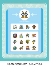 icon set photo vector