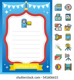 icon set photo vector