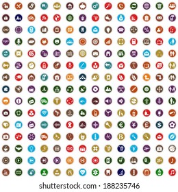 Icon set. Pictogram about internet, computer, travel, business, shopping, ecology and medicine,web,sport,family,drink,media,communication,music,arrow. 