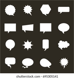 icon set pop art comics