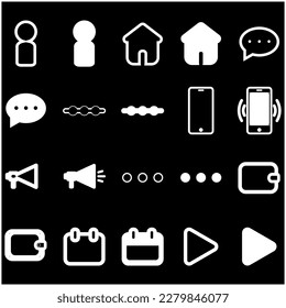 Symbolsatz beliebter sozialer Anwendungen mit abgerundeten Ecken. Symbole sozialer Medien Modernes Design auf dem Hintergrund für Ihr Design. Vektorset EPS10