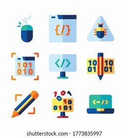 Icon Set Programming for different seasons Color