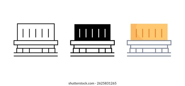 Icon set for project cargo service use