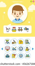 icon set repair vector