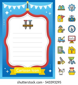 icon set repair vector